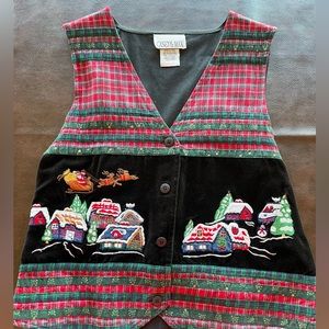 Vintage Christmas Vest